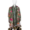 Marie Dumas Zebra & Army Print Scarf